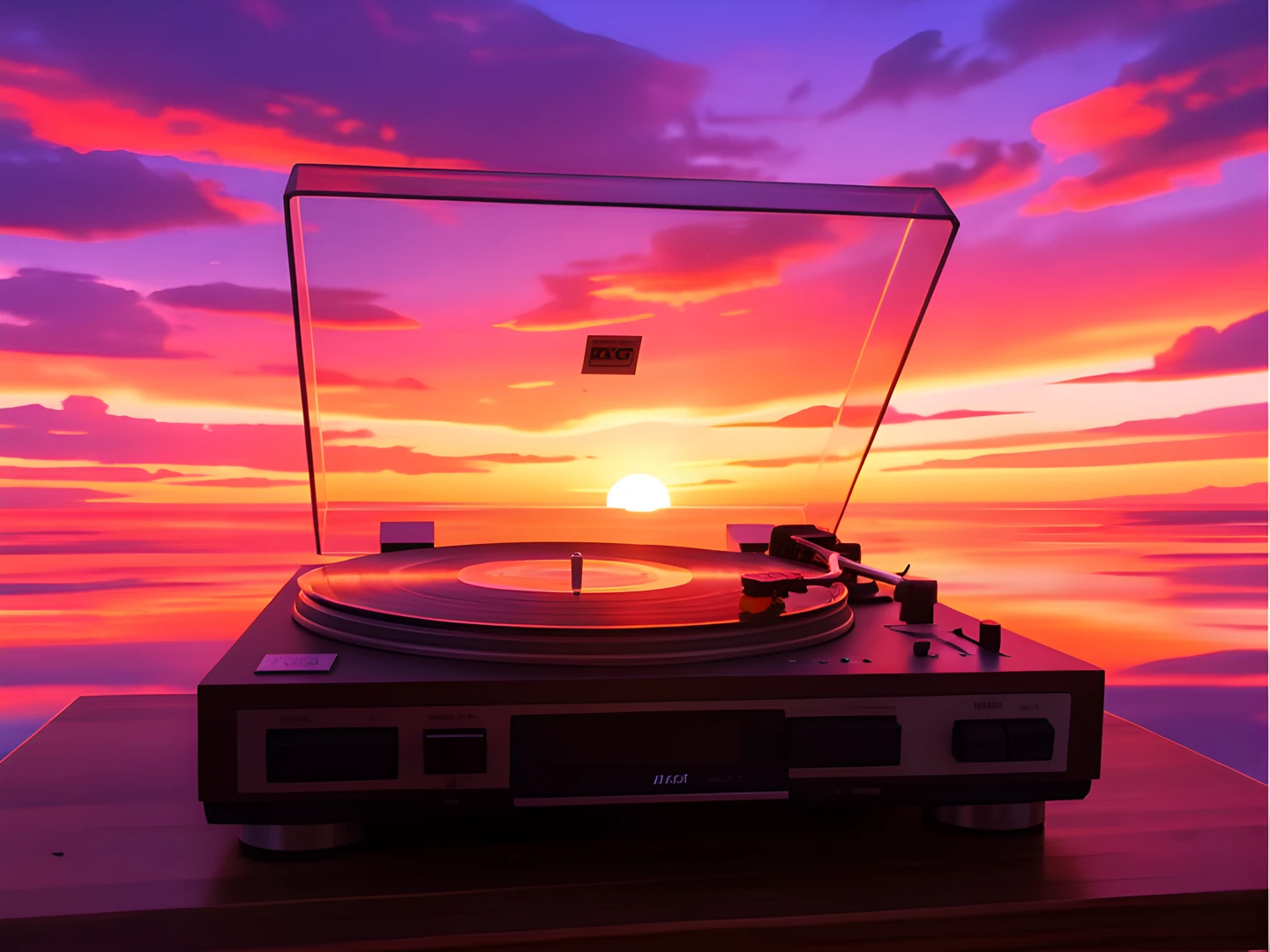 Vinyl Record Stack
