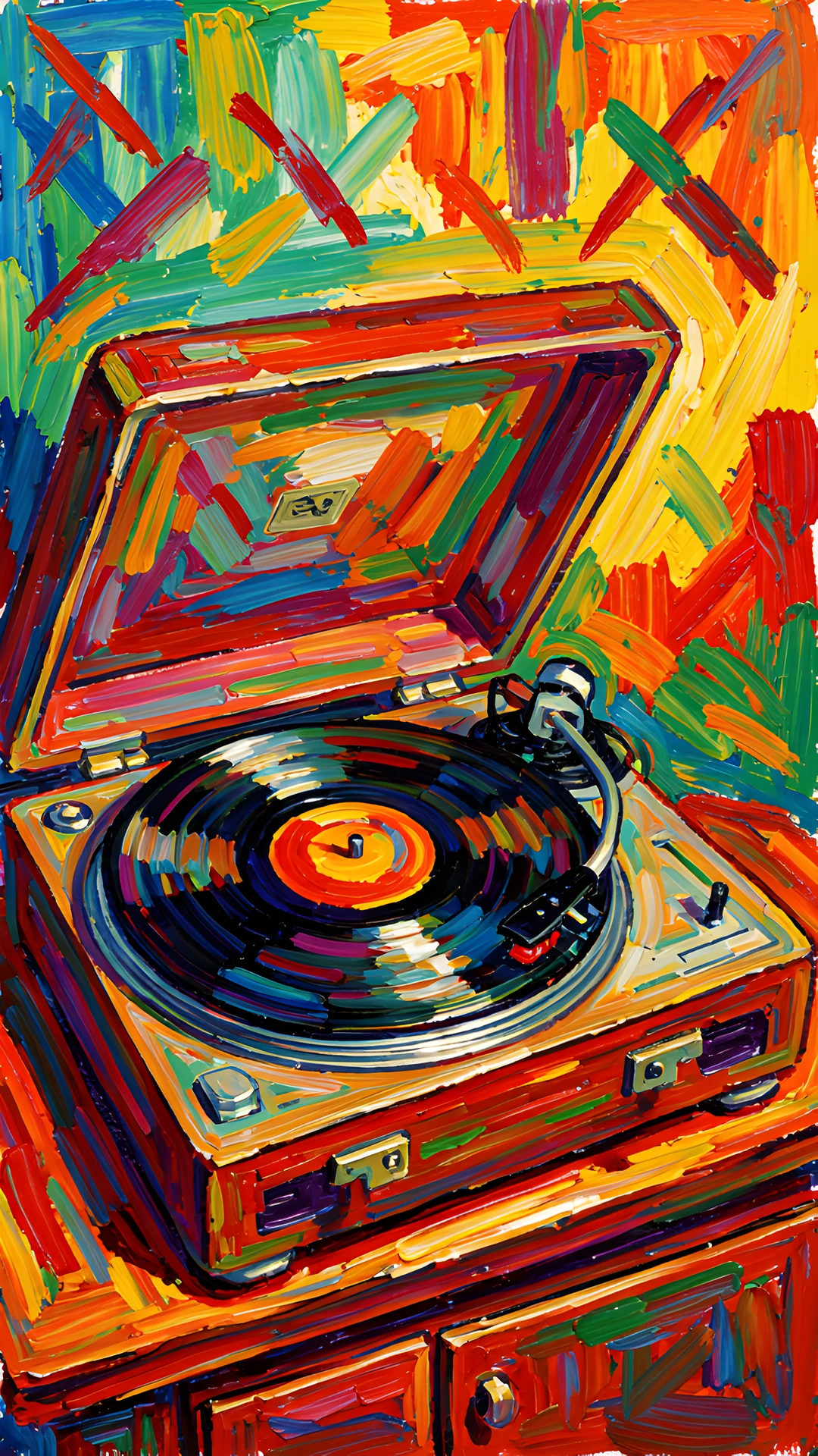 Vinyl Record Stack
