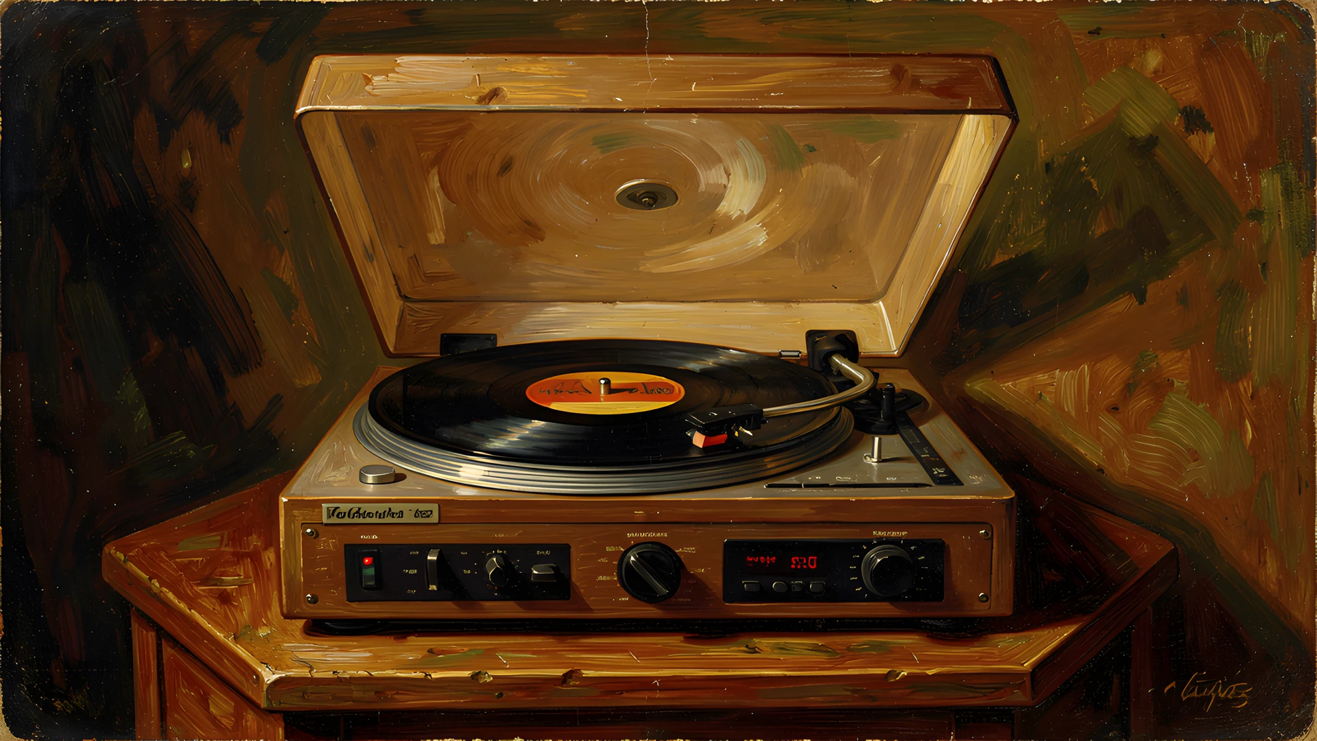 Vinyl Record Stack