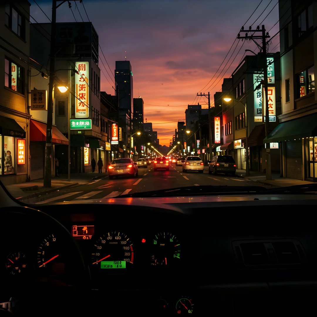 Golden Cityscape Deep