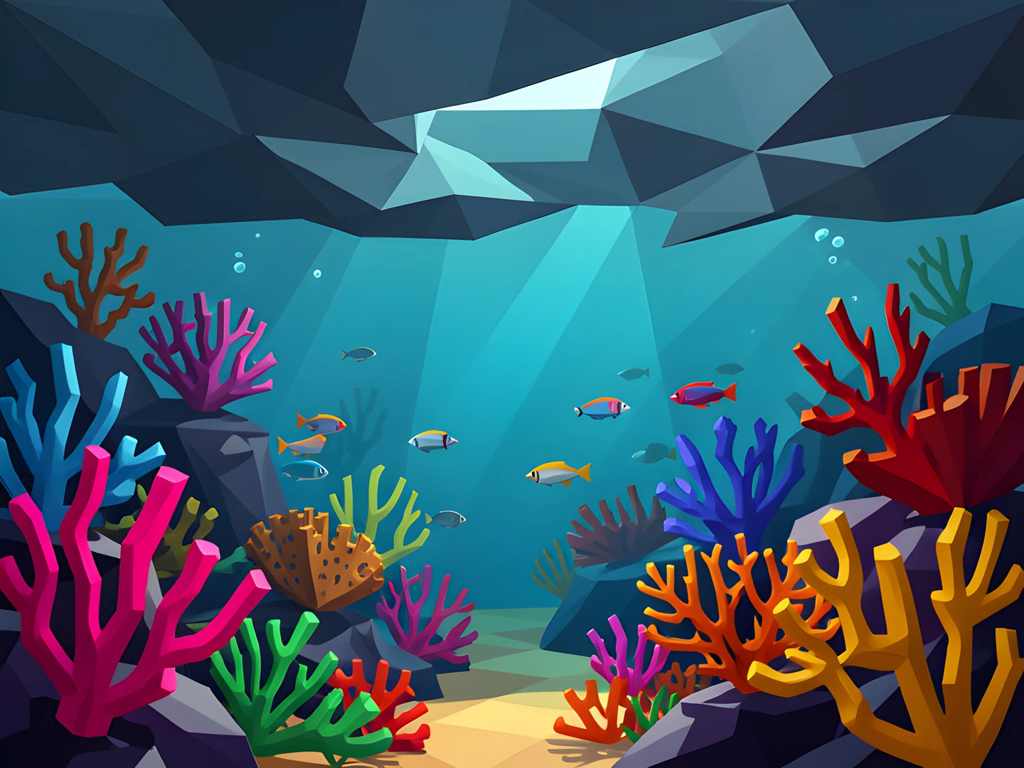 Rainbow Coral Reef