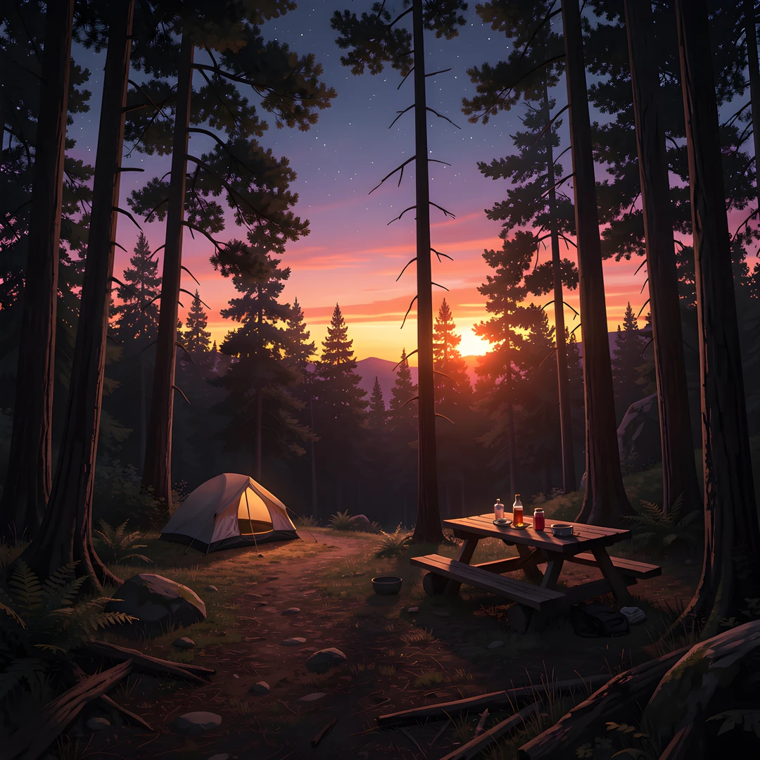 Campfire Twilight