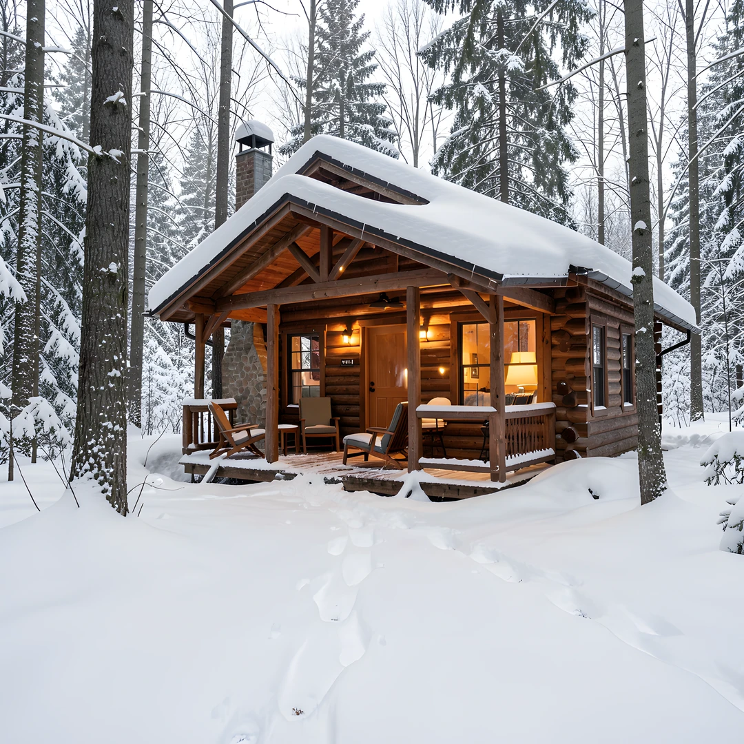 Woodland Winter Scene