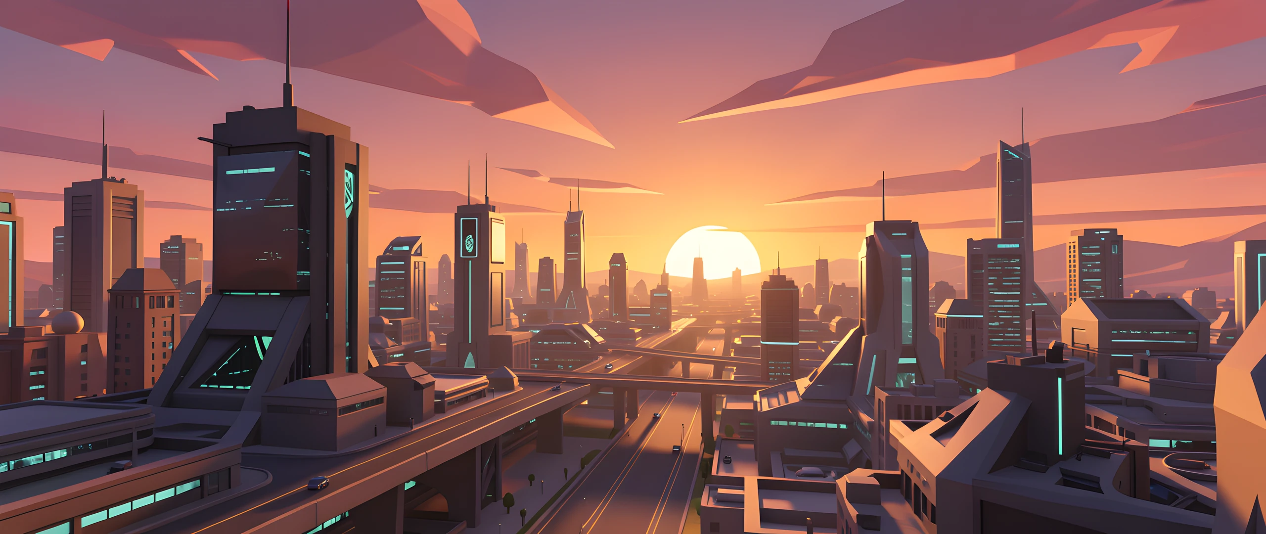 Cityscape Glow