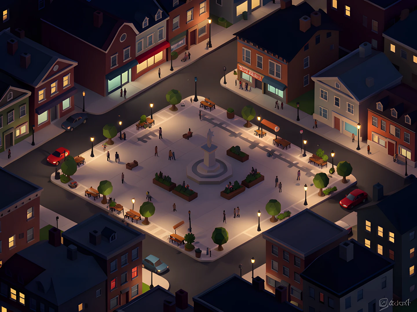 City Block Grid