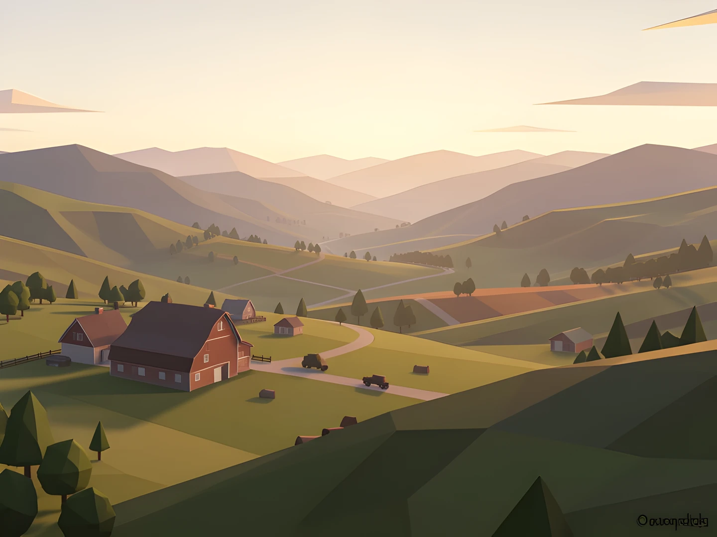 Soft Morning Valley