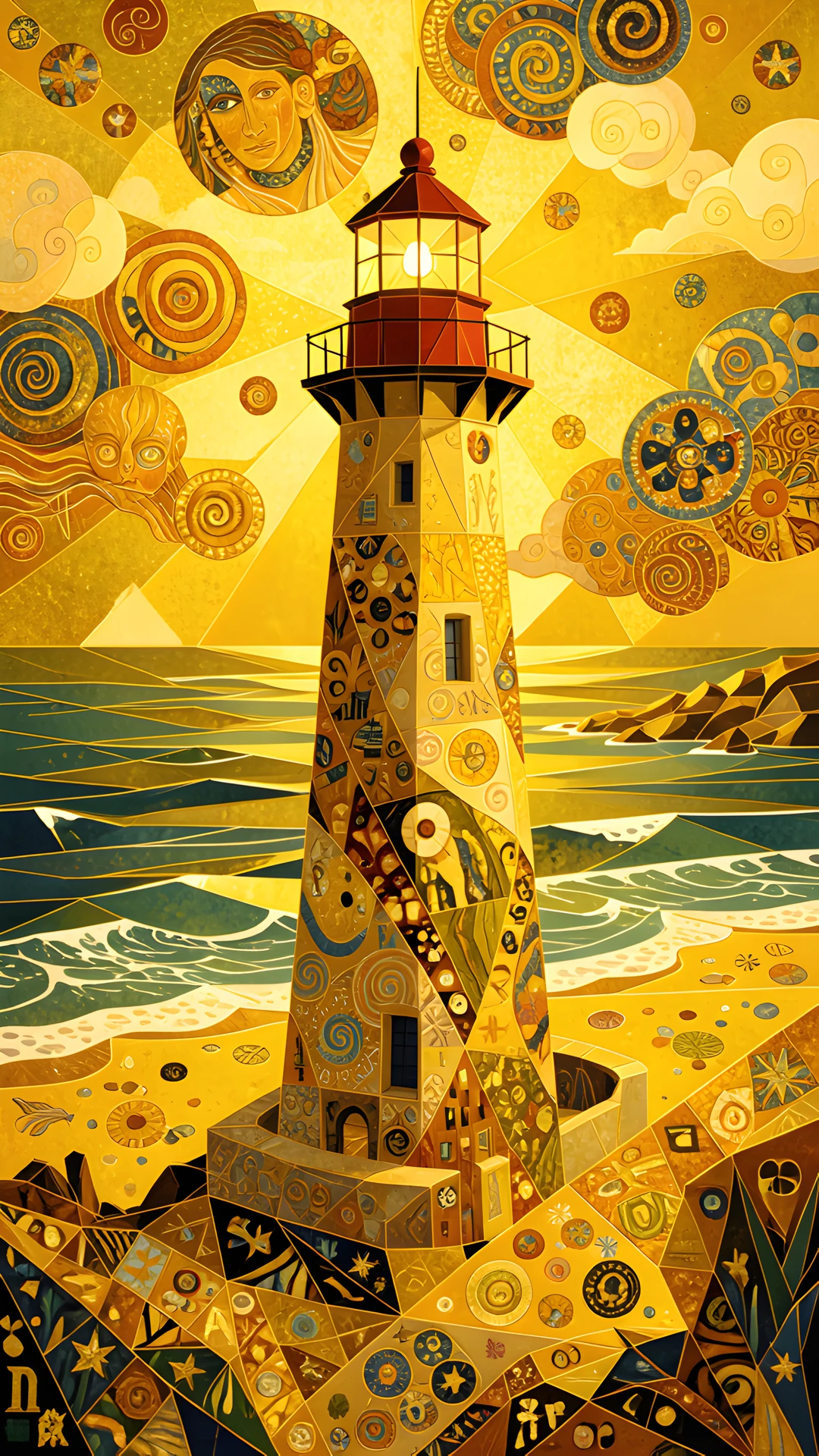 Golden Coast Scene