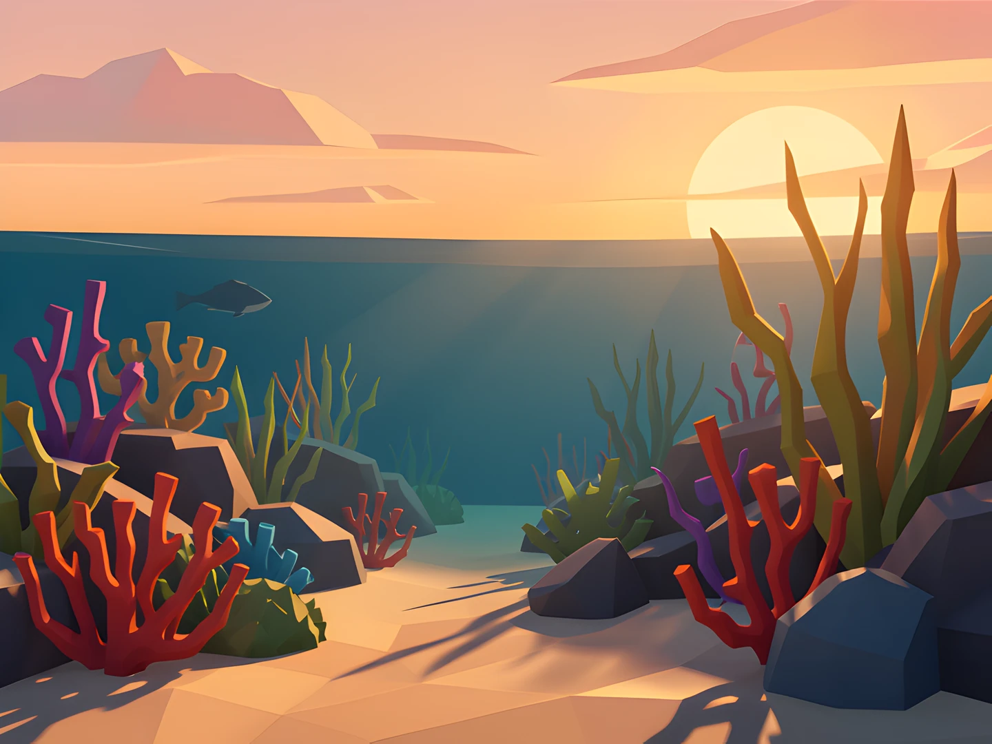 Oceanic Reef Dawn