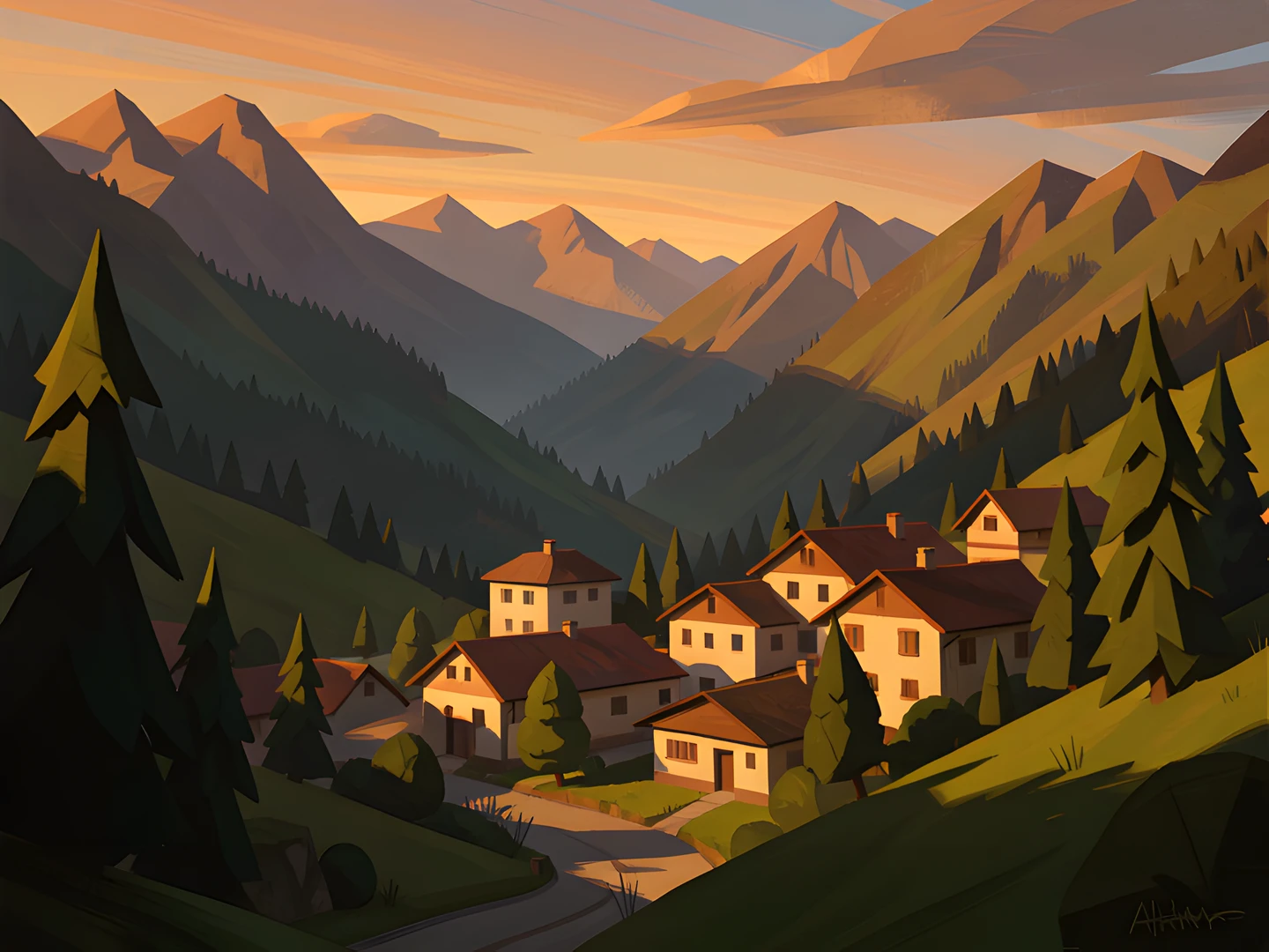 Misty Village