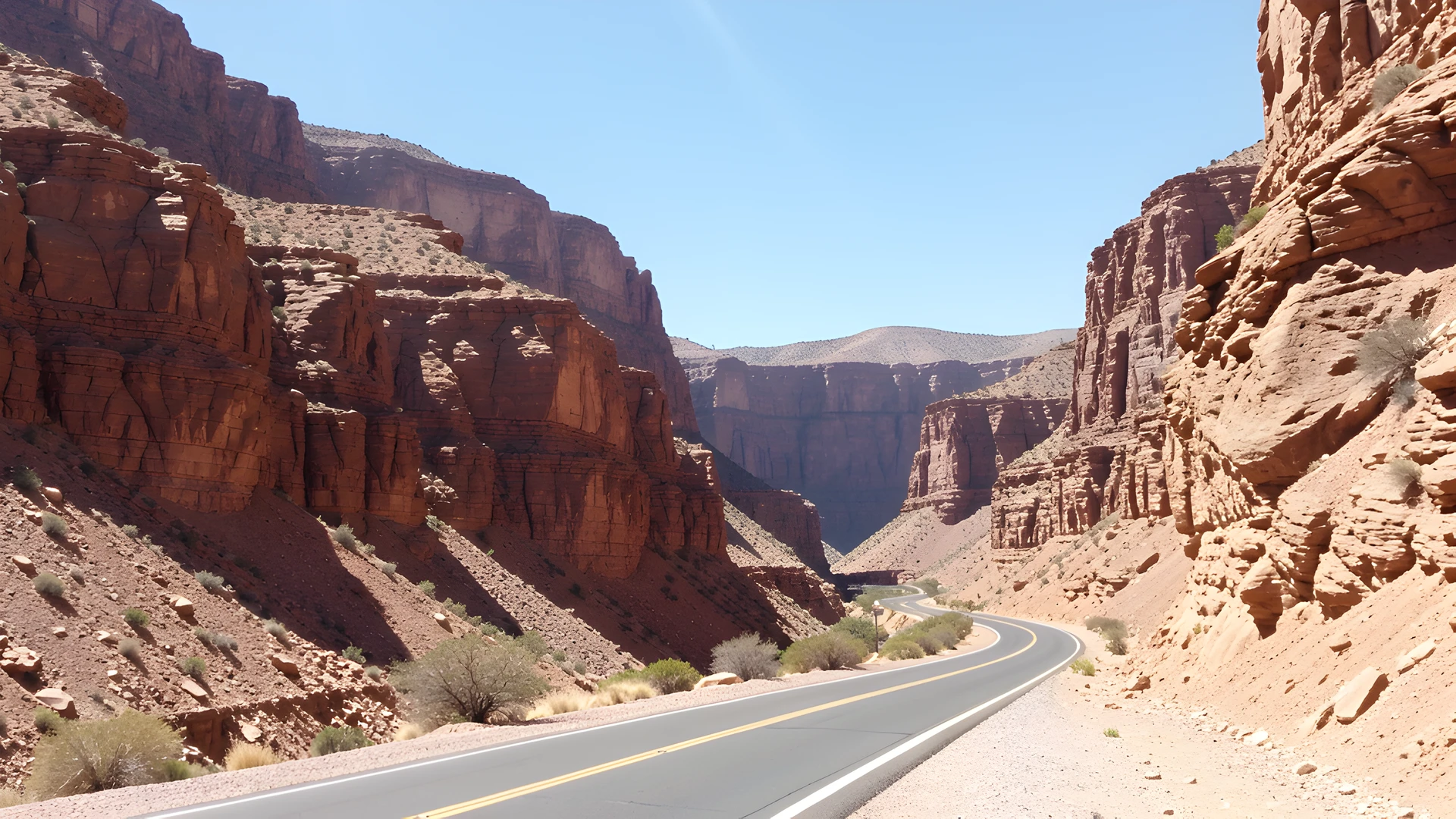 Winding Desert Road