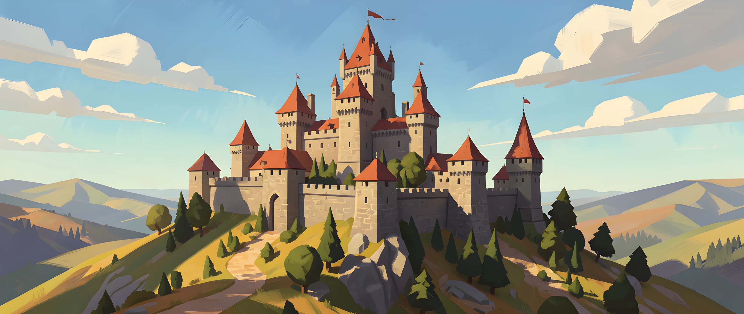 Castle Reflections