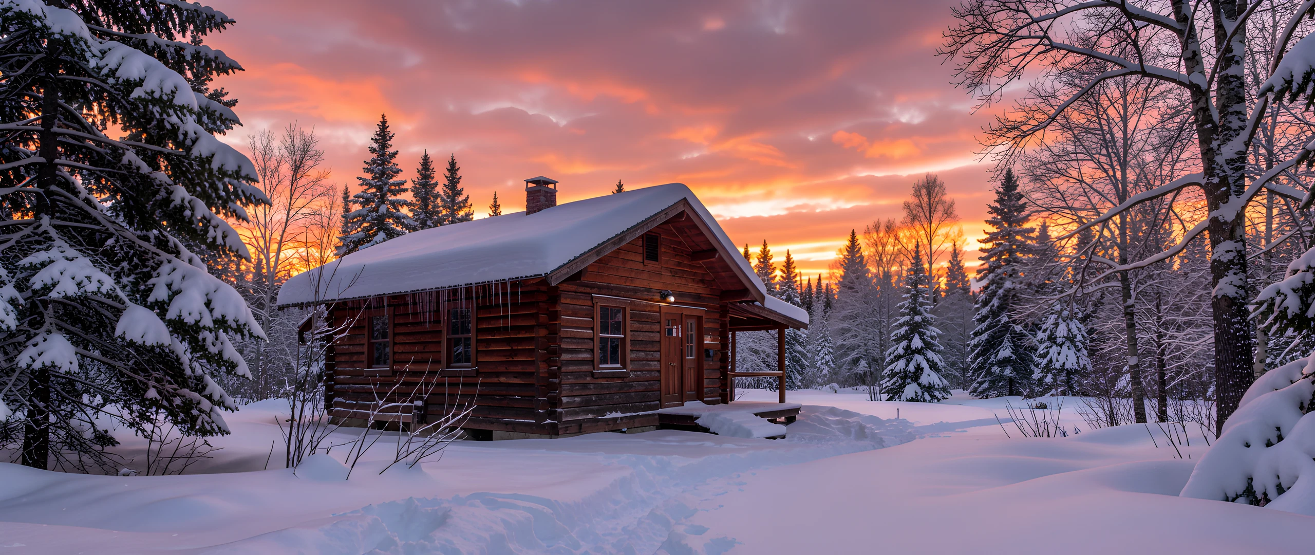 Snowy Mountain Range