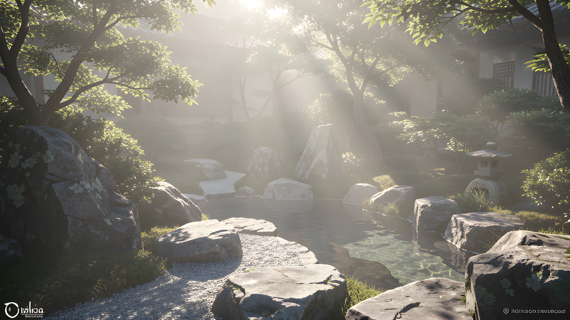 Misty Garden Oasis