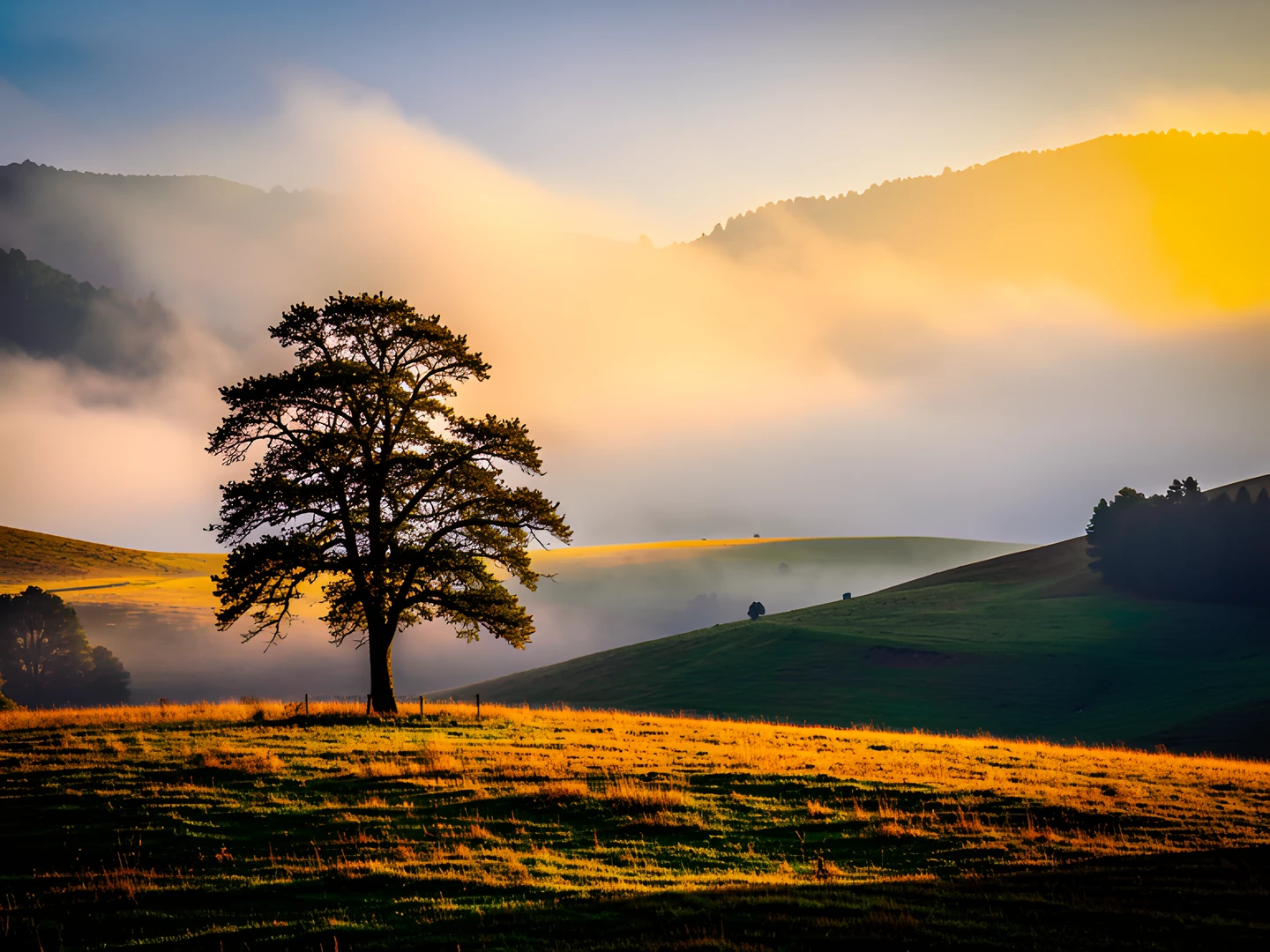 Golden Hill Sunset