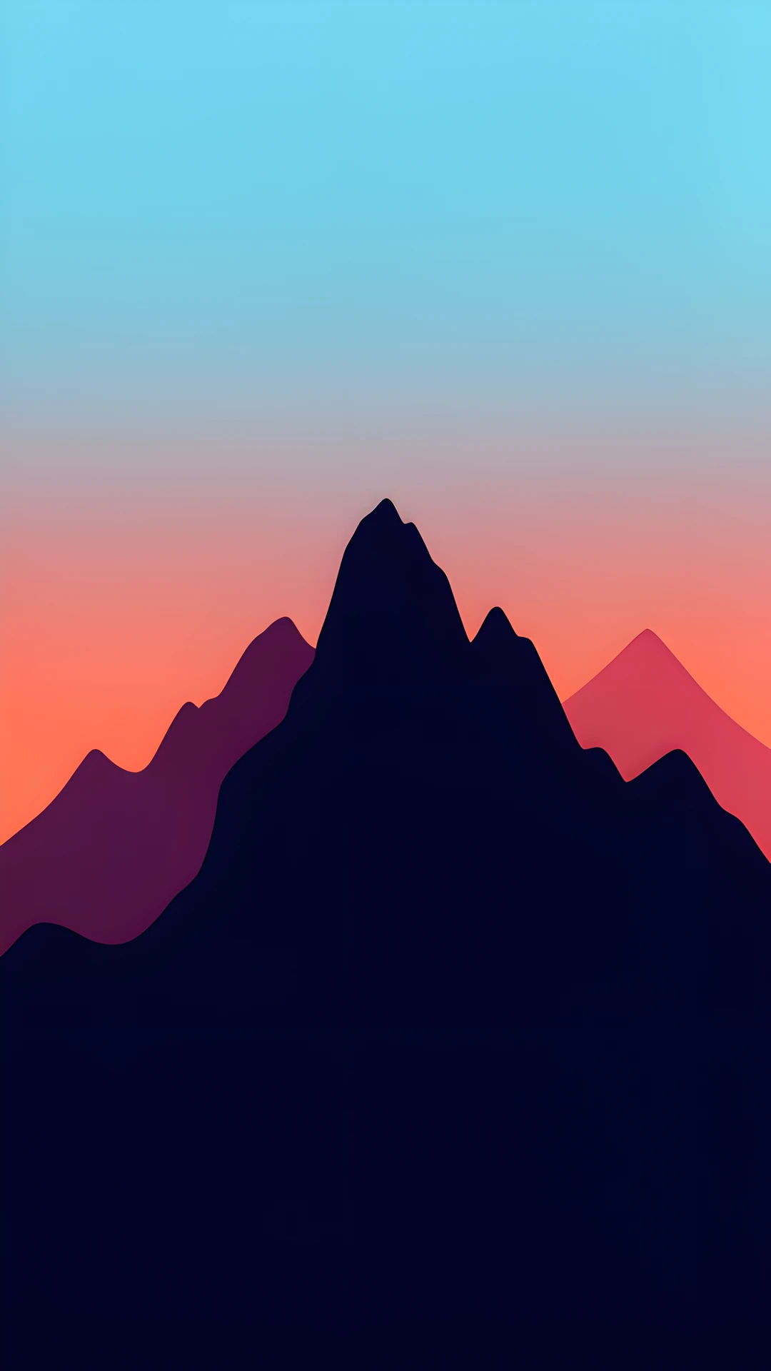 Mountain Night Sky