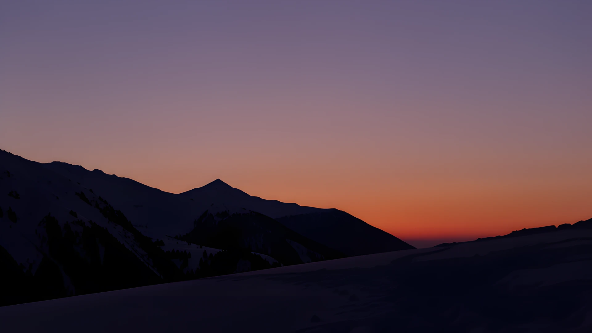 Snowy Mountain Peak
