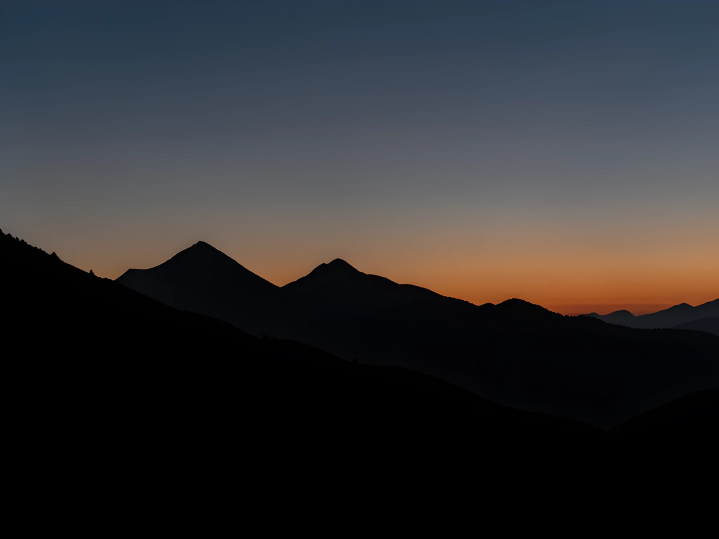 Twilight Mountain Shadows