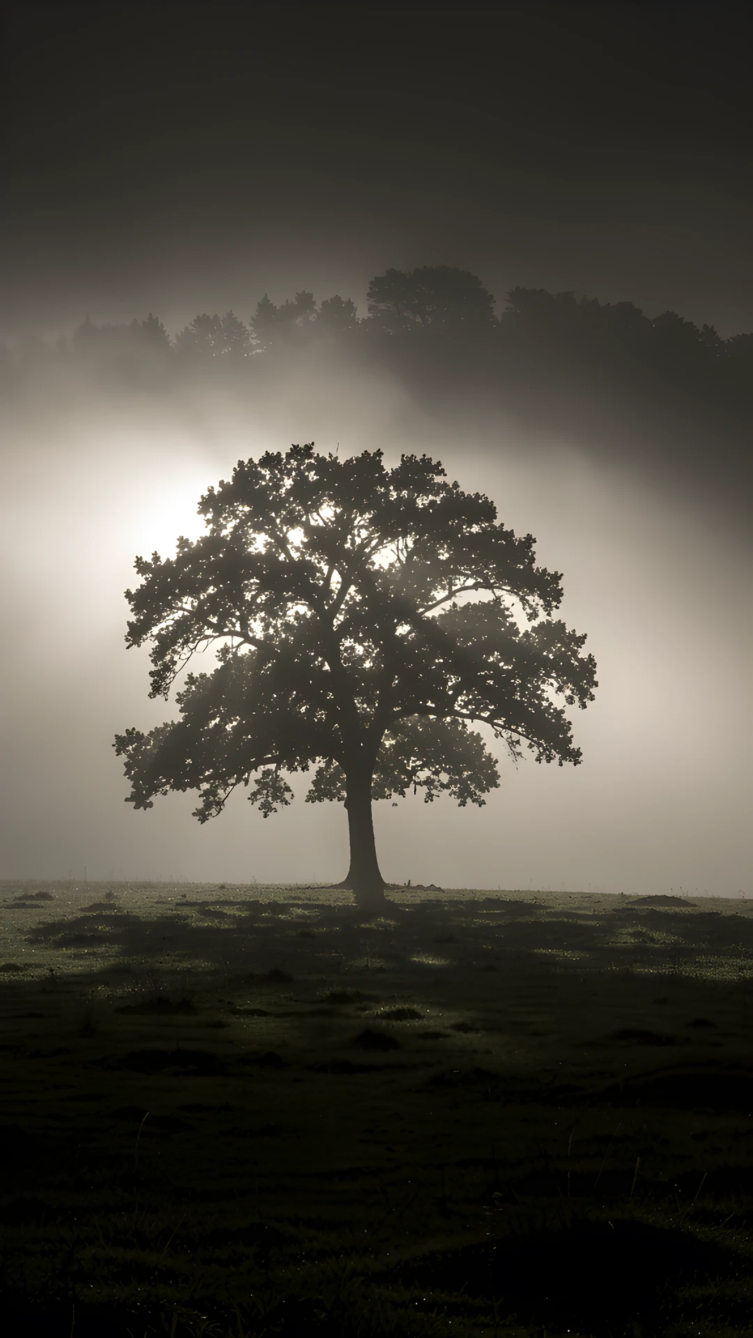 Misty Hill Landscape
