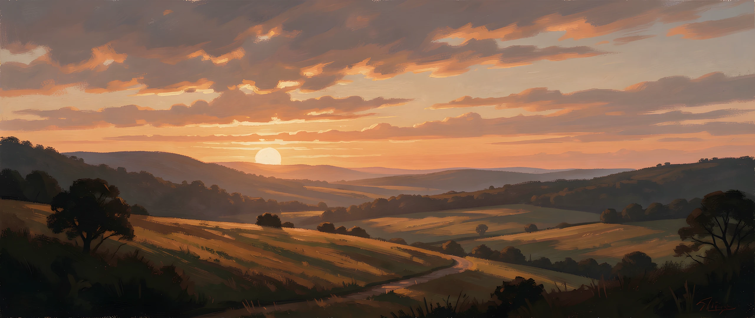 Morning Misty Mountains