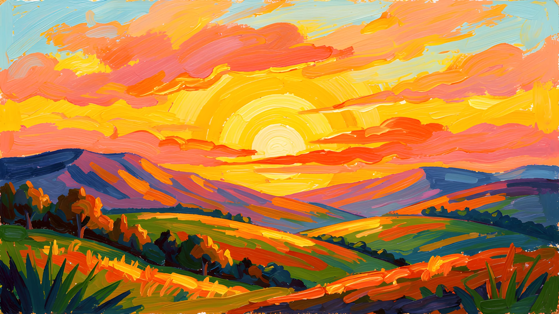 Impressionist Brushstrokes