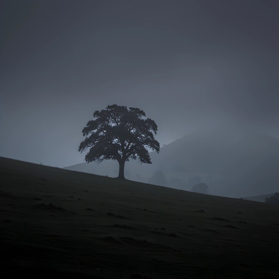 Midnight Forest Shadows