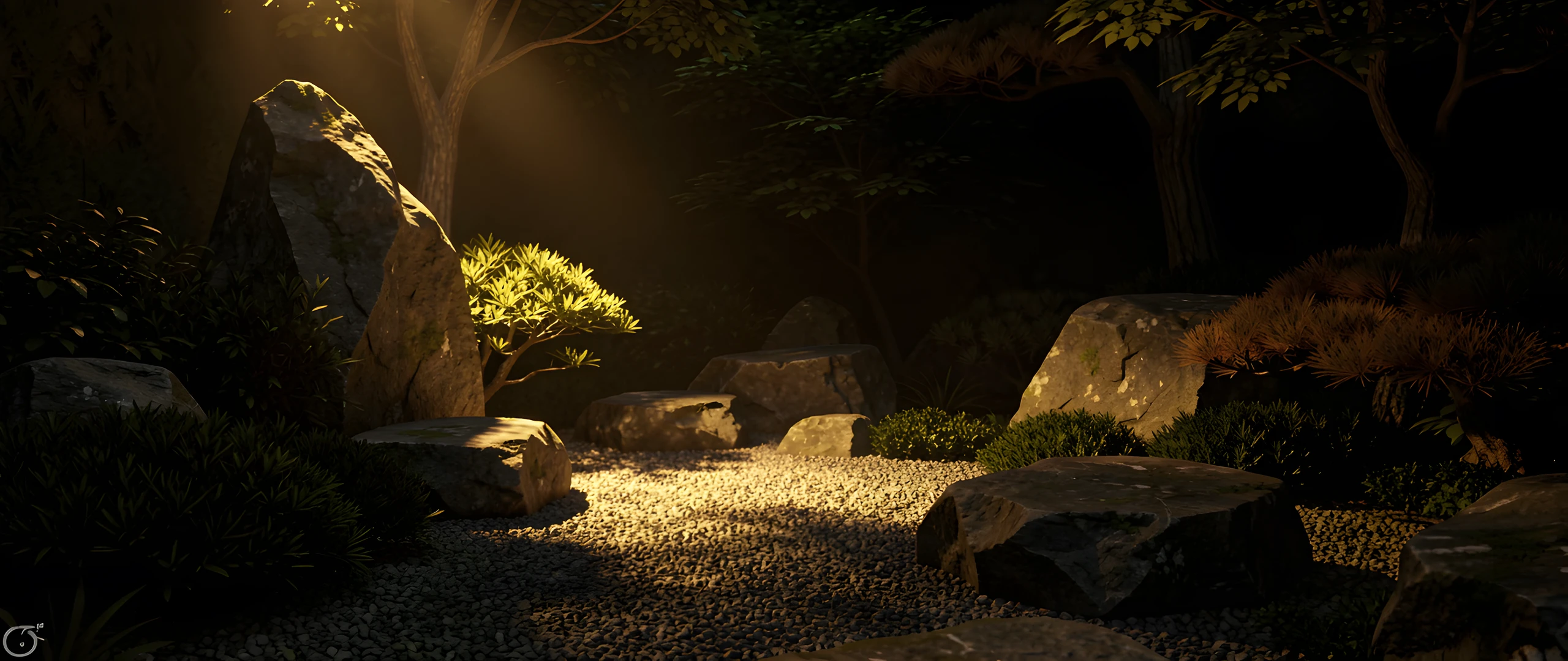 Golden Zen Garden