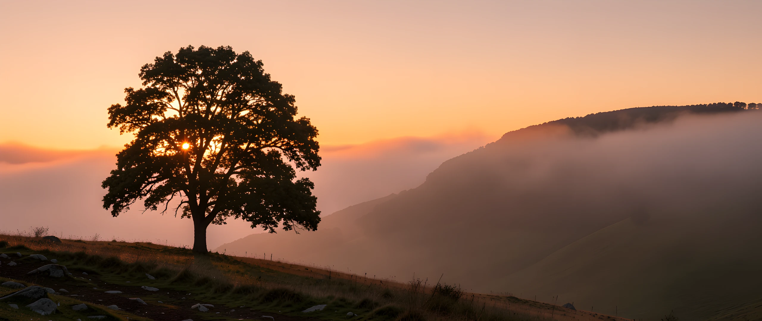 Lone Hill Sunset