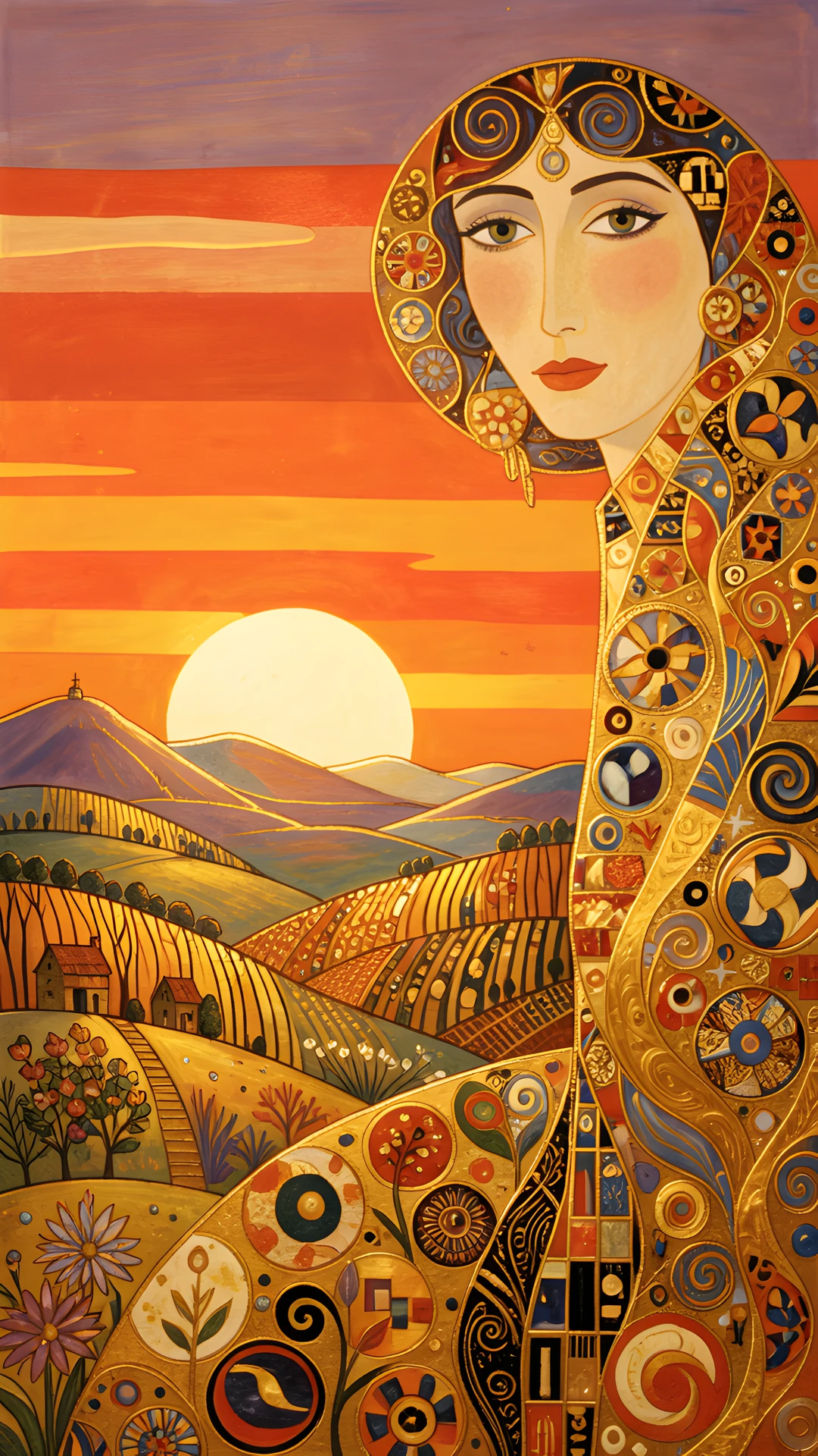 Golden Klimt Morning