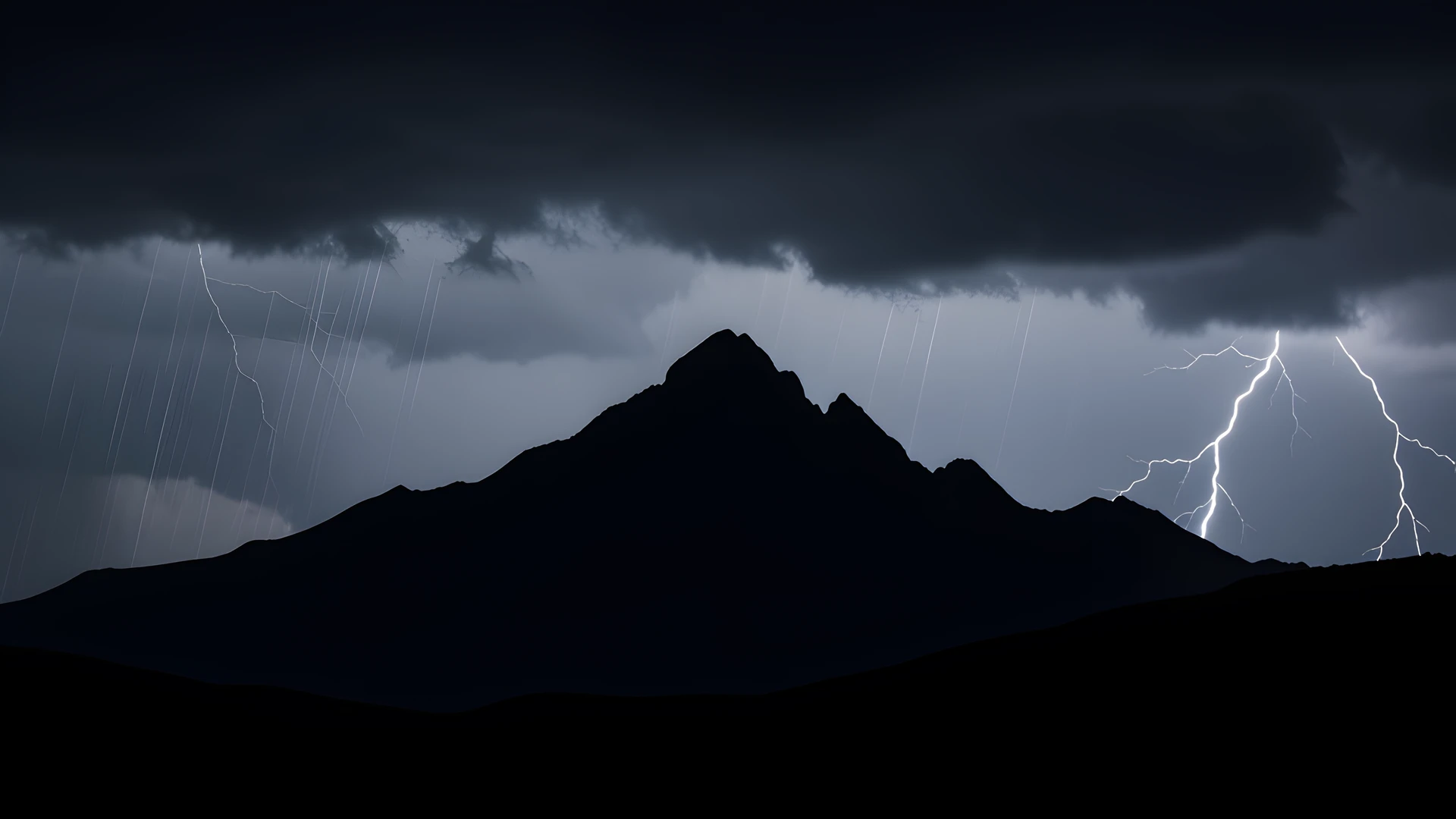 Dark Stormy Peaks