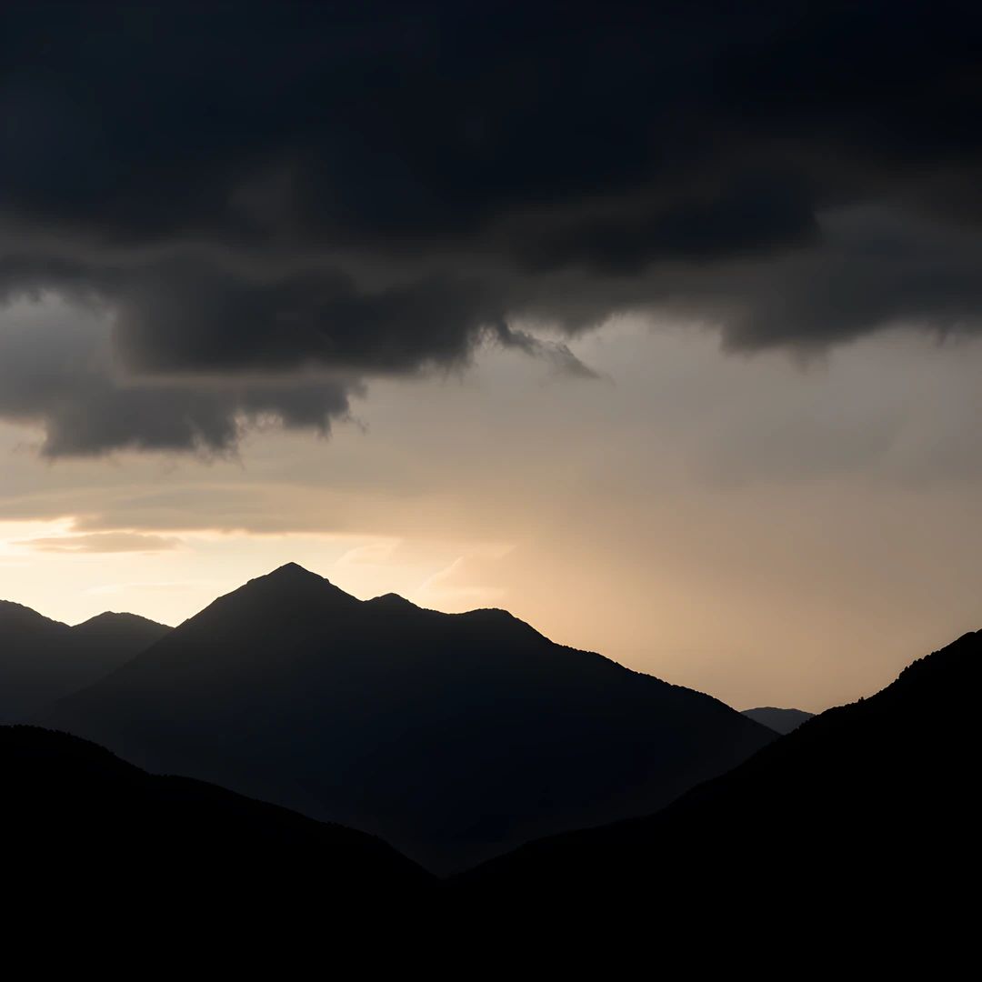 Stormy Mountain Sky
