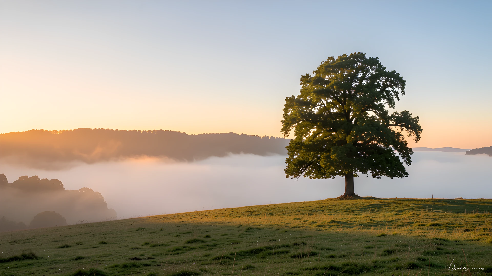 Lone Hill Sunset