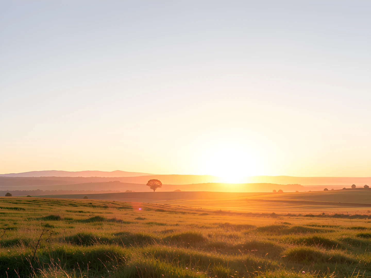 Golden Morning Sky