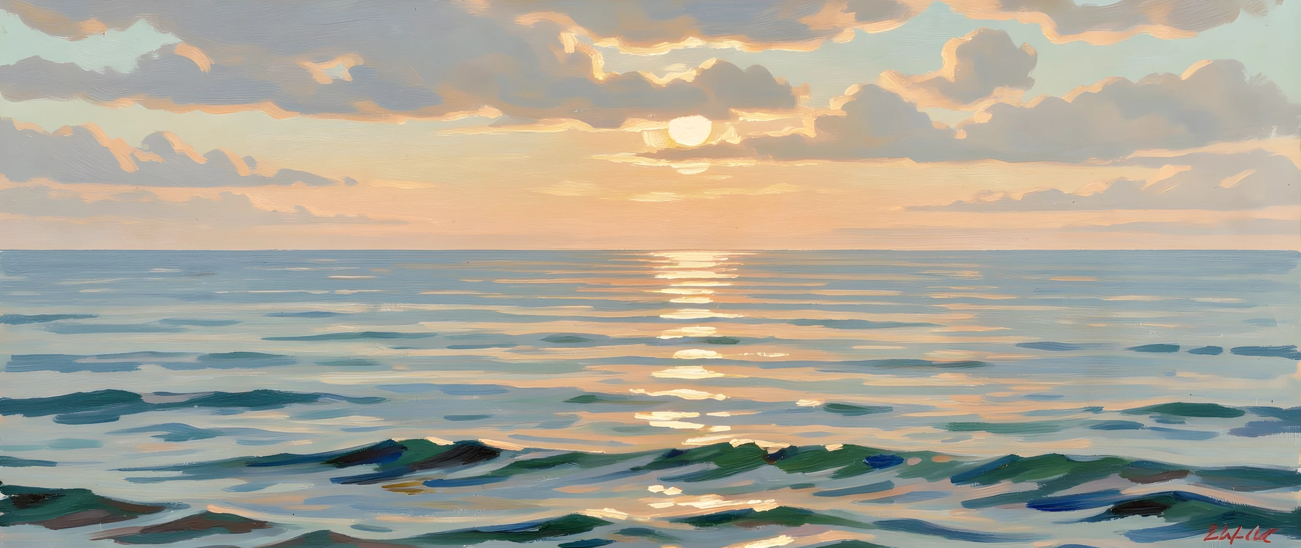 Soft Morning Waves