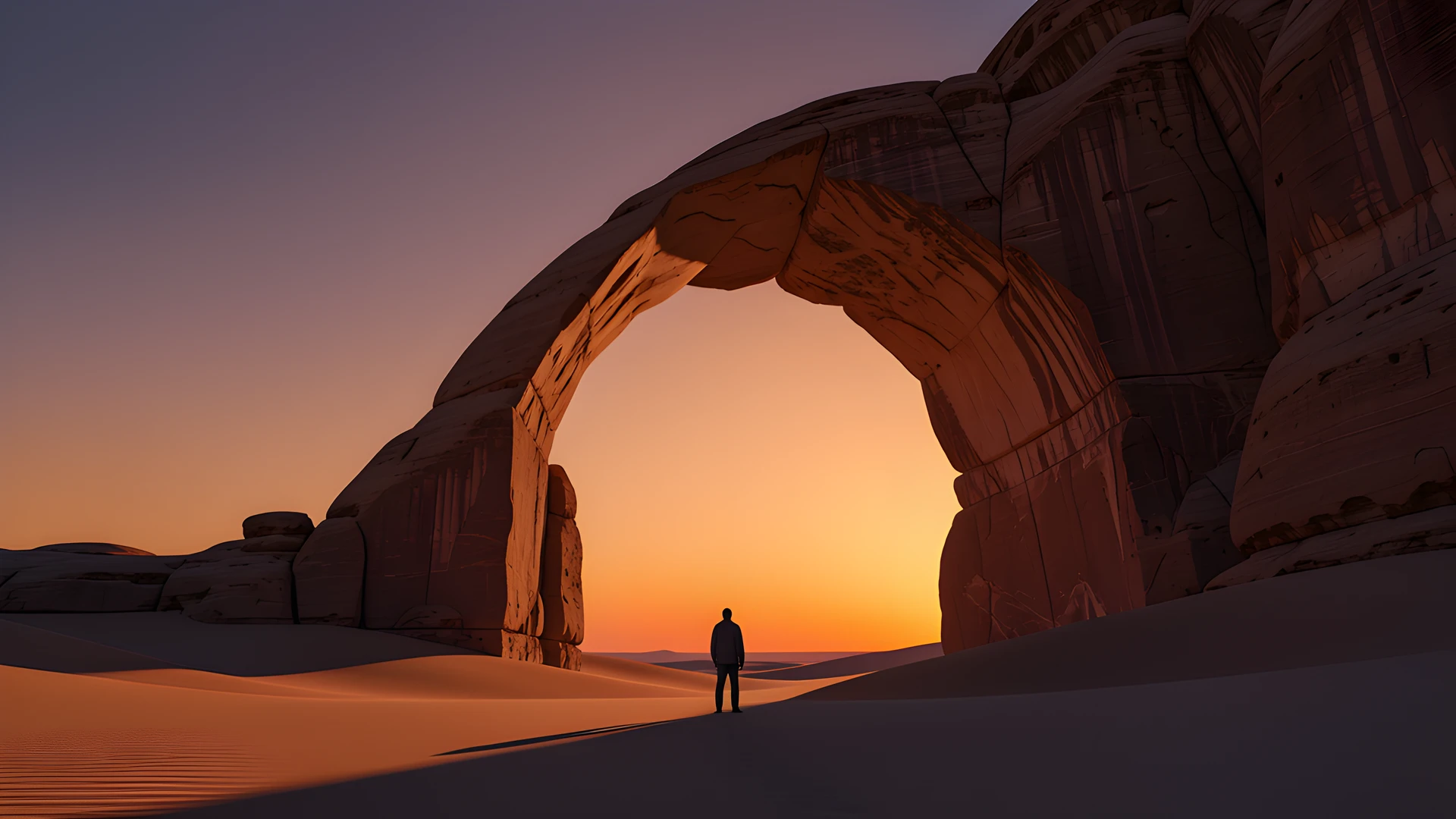 Desert Sandstone Figure