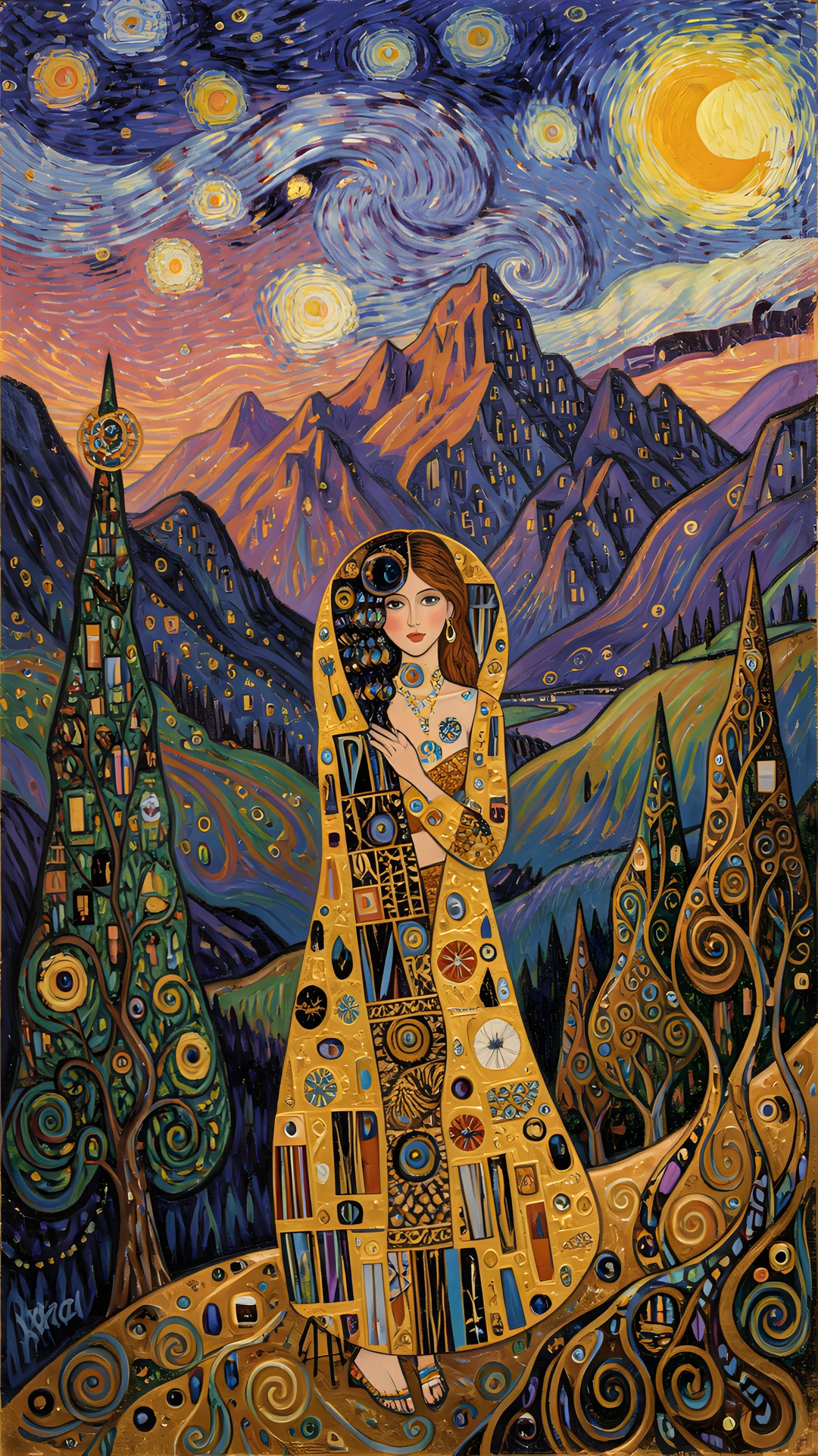Golden Klimt Glow