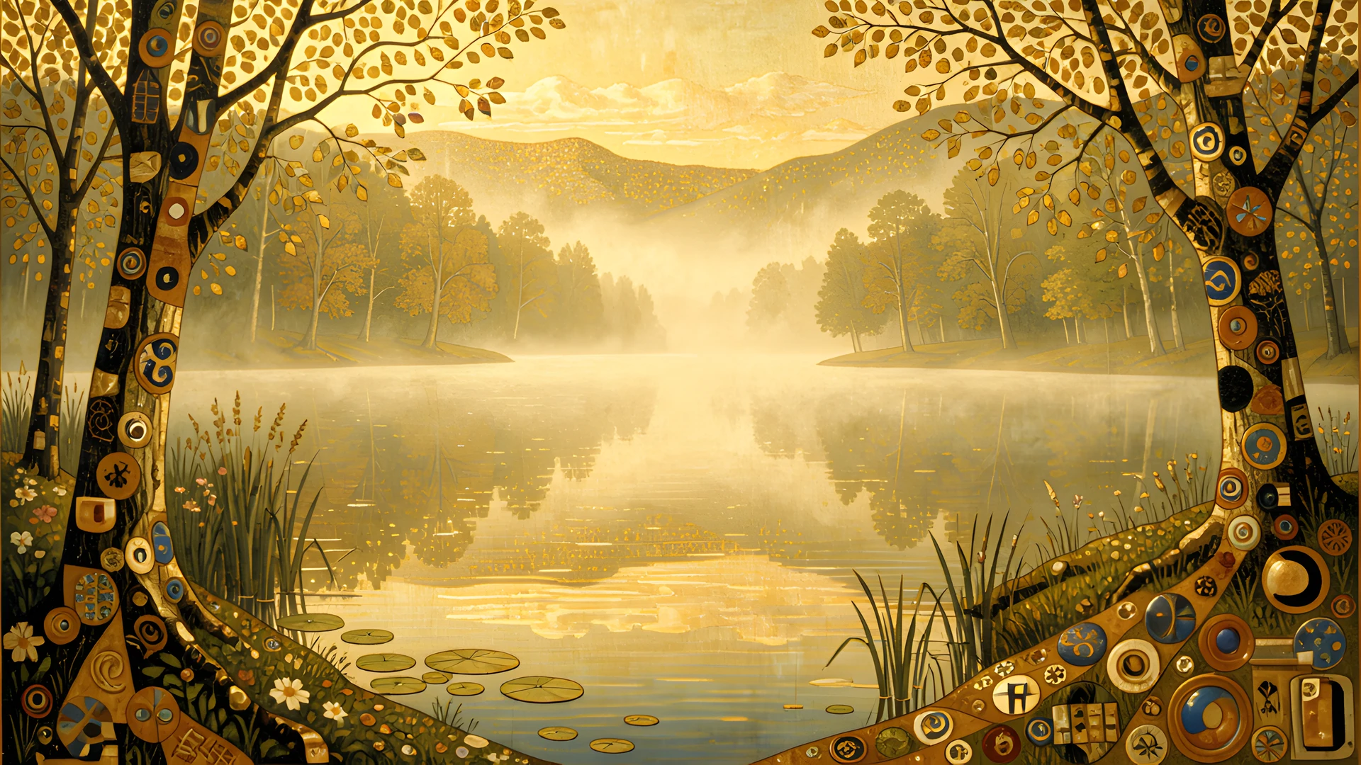 Golden Cityscape