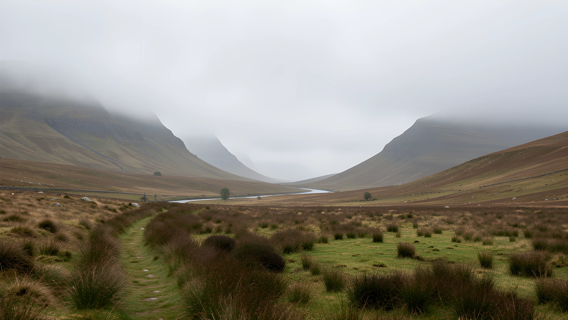 Misty Scottish Highlands