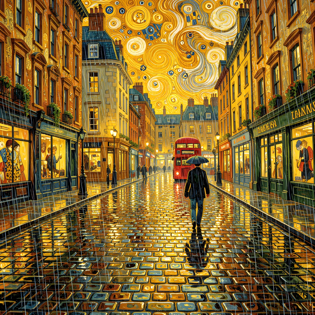 Golden London Streets