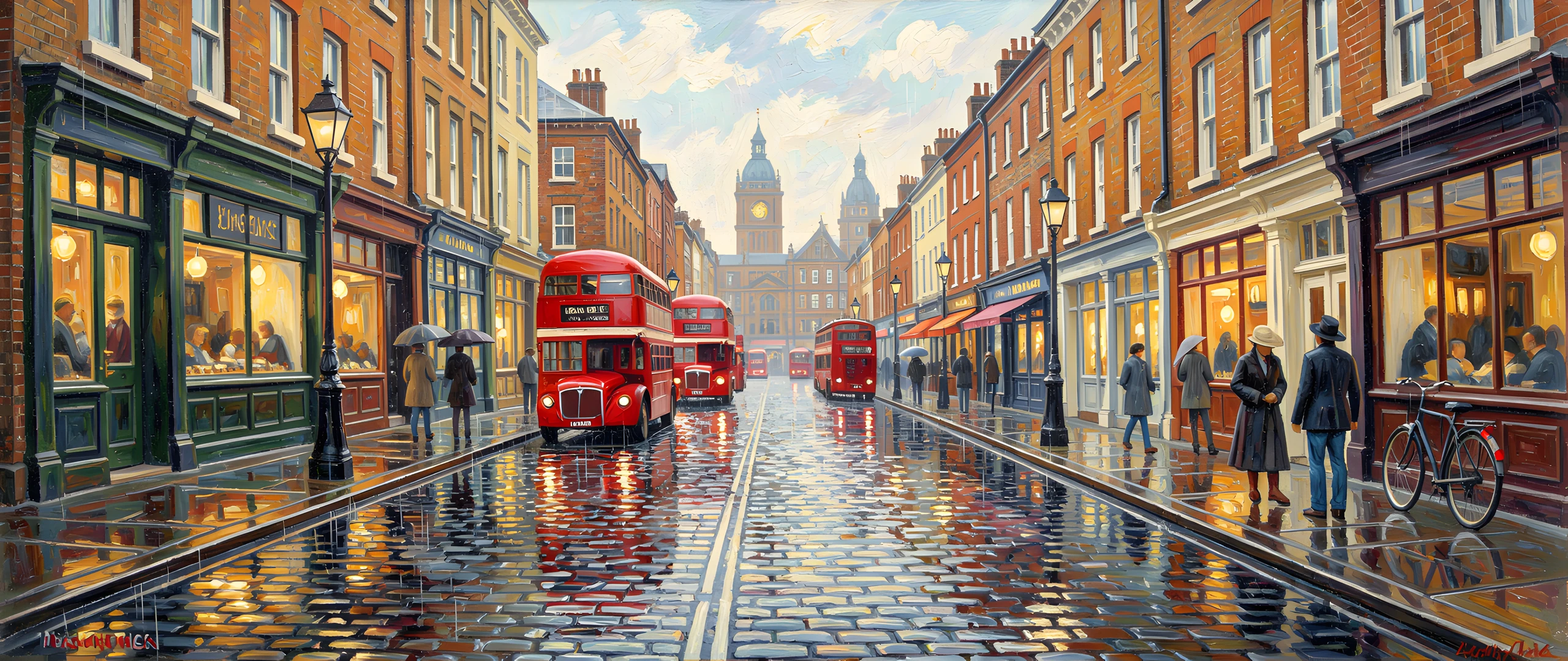 Impressionist London Street