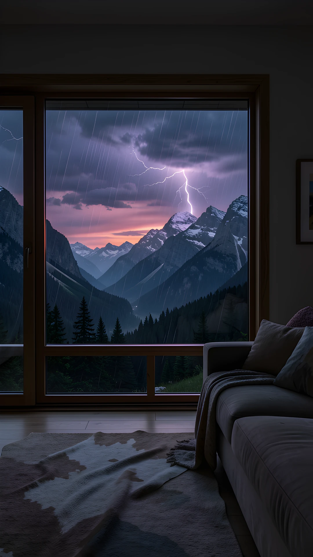 Stormy Mountain Oasis