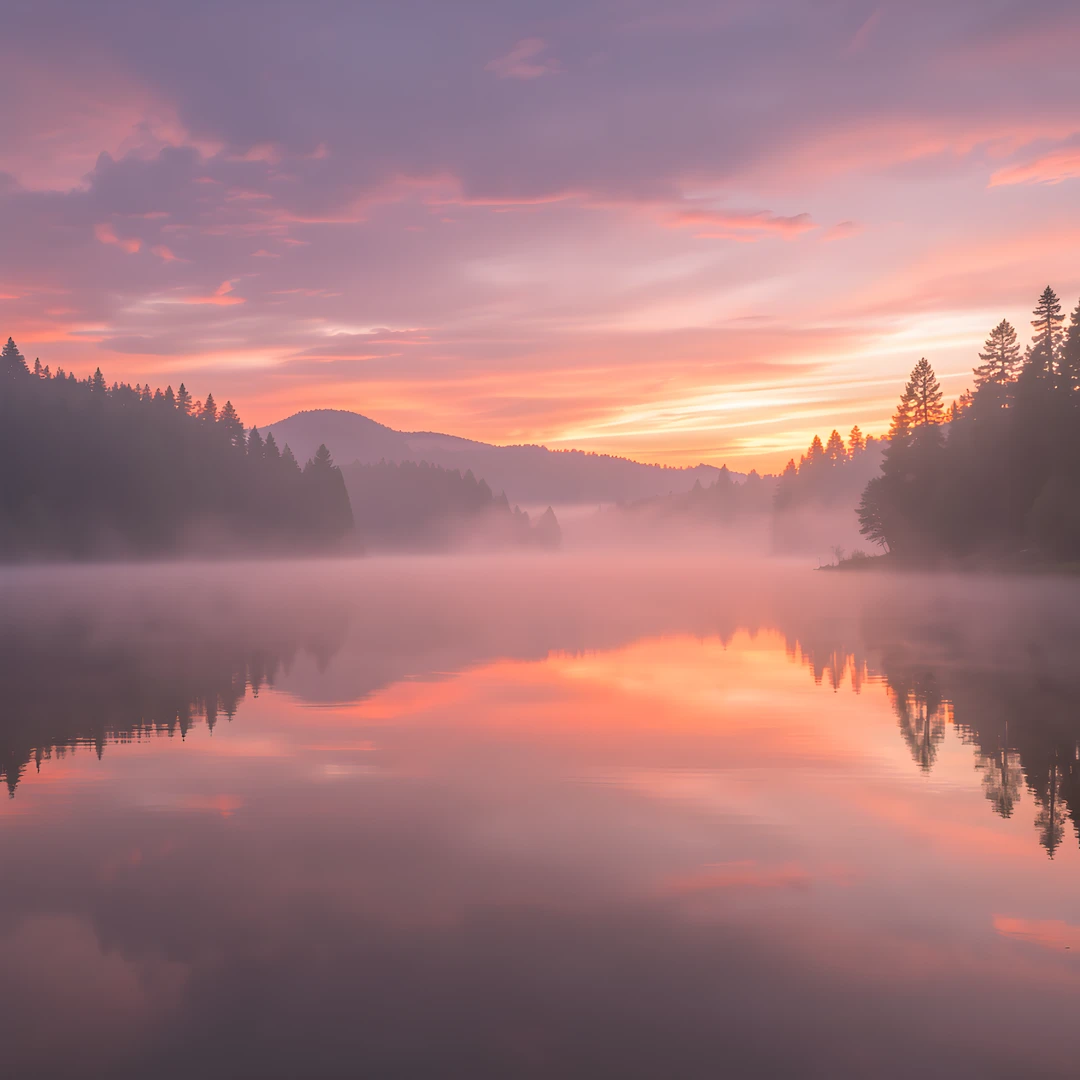 Morning Lake Mist