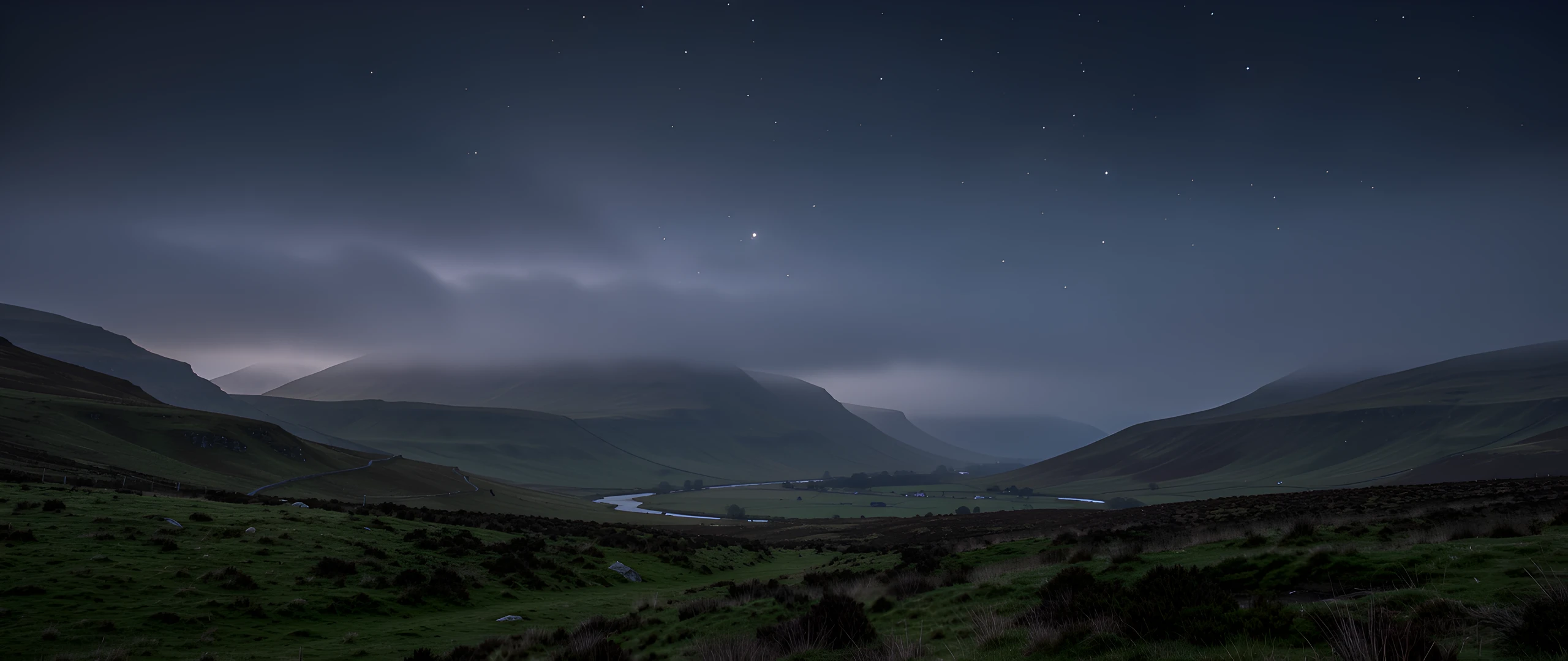 Misty Scottish Highlands