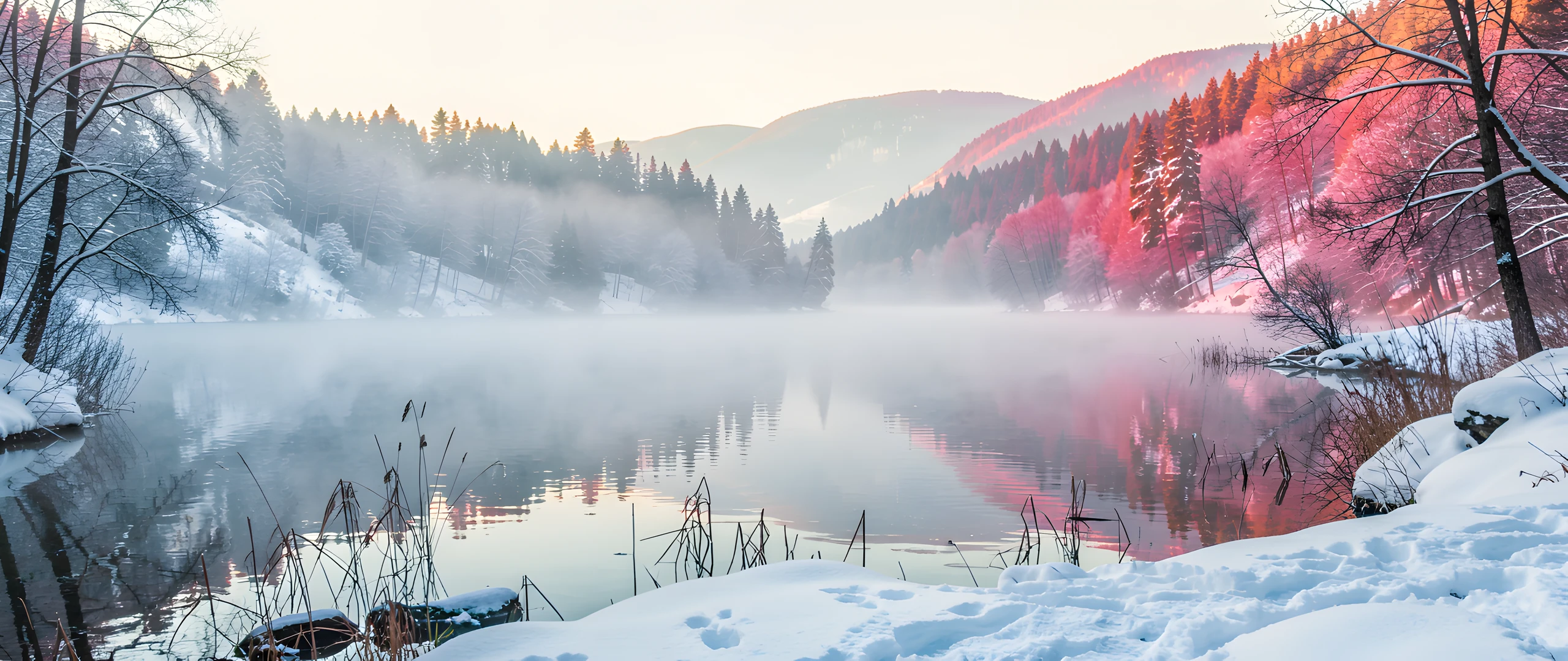 Frozen Morning Glow