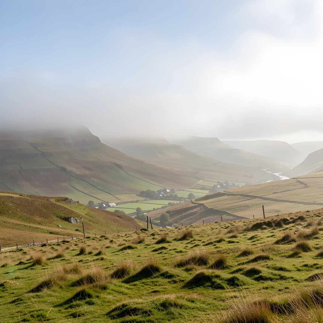 Misty Scottish Highlands