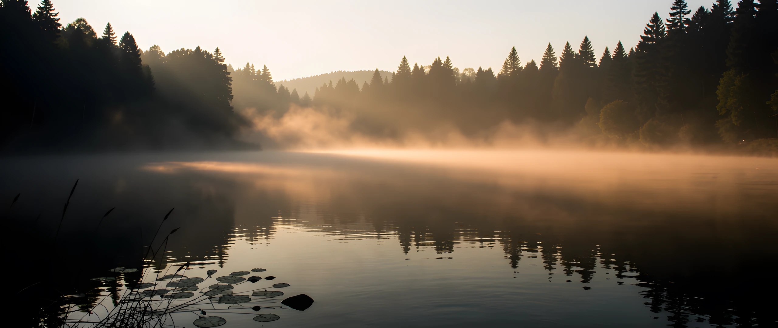 Golden Morning Lake