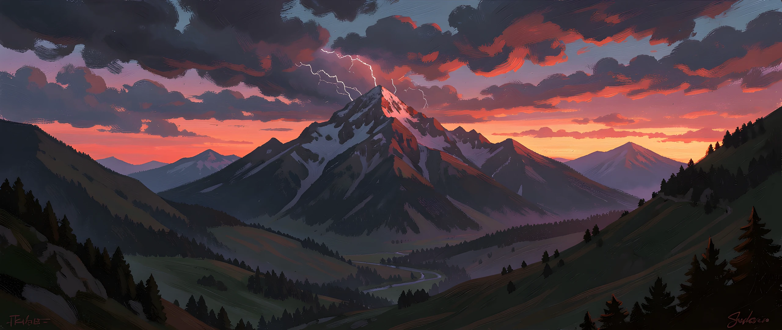 Whispering Mountain Twilight