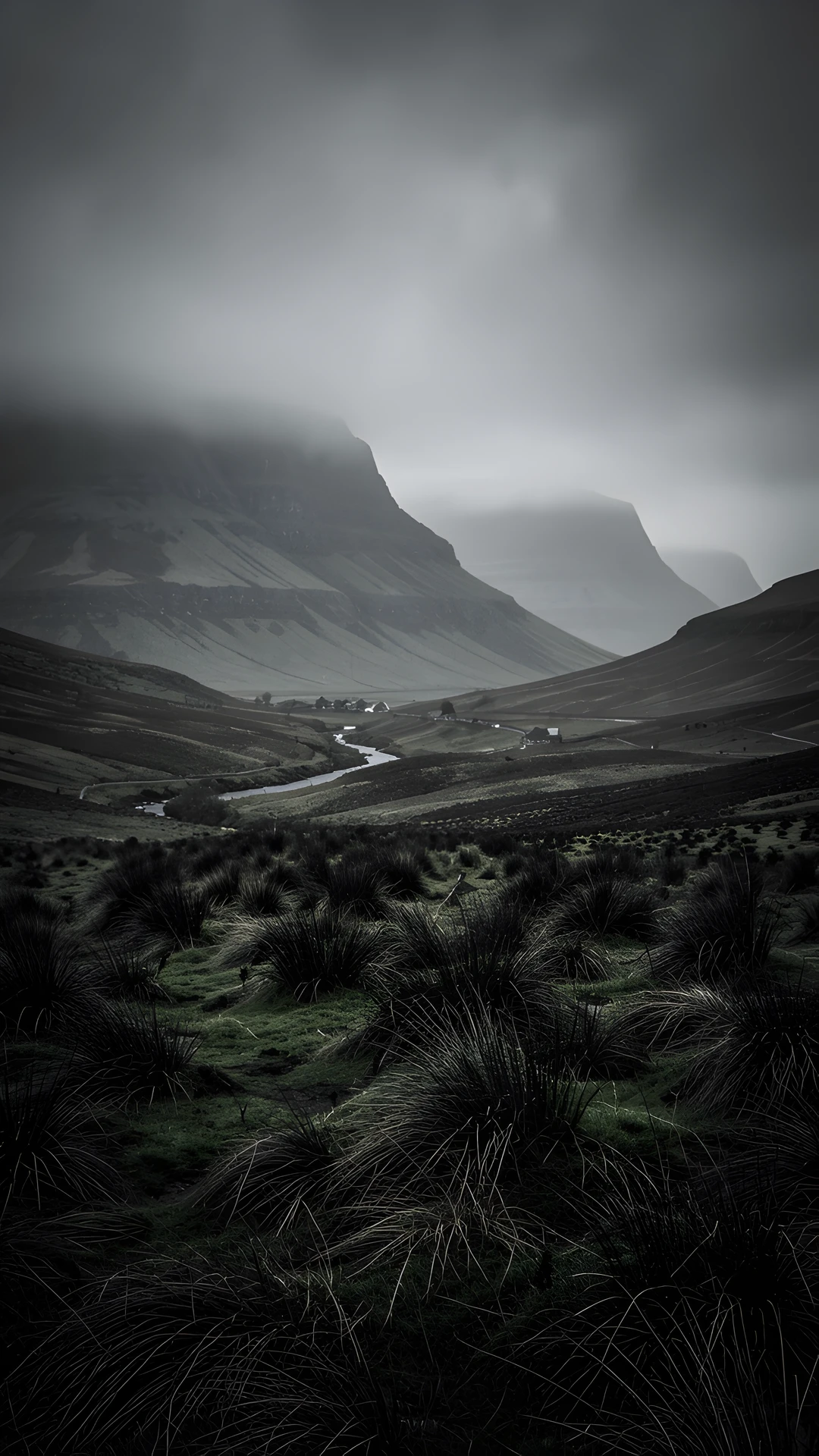 Misty Scottish Highlands