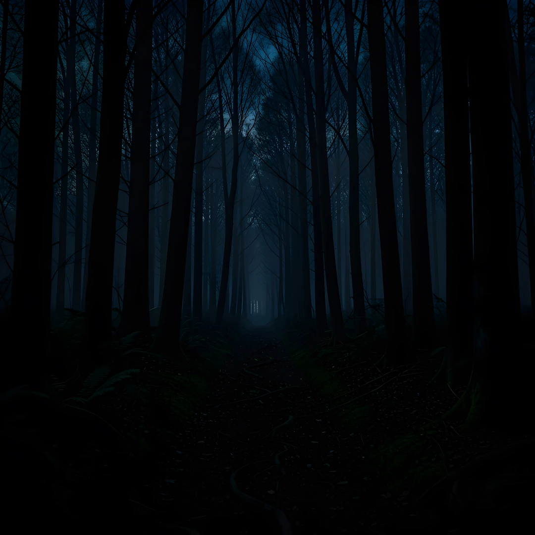 Moonlit Shadow Wood