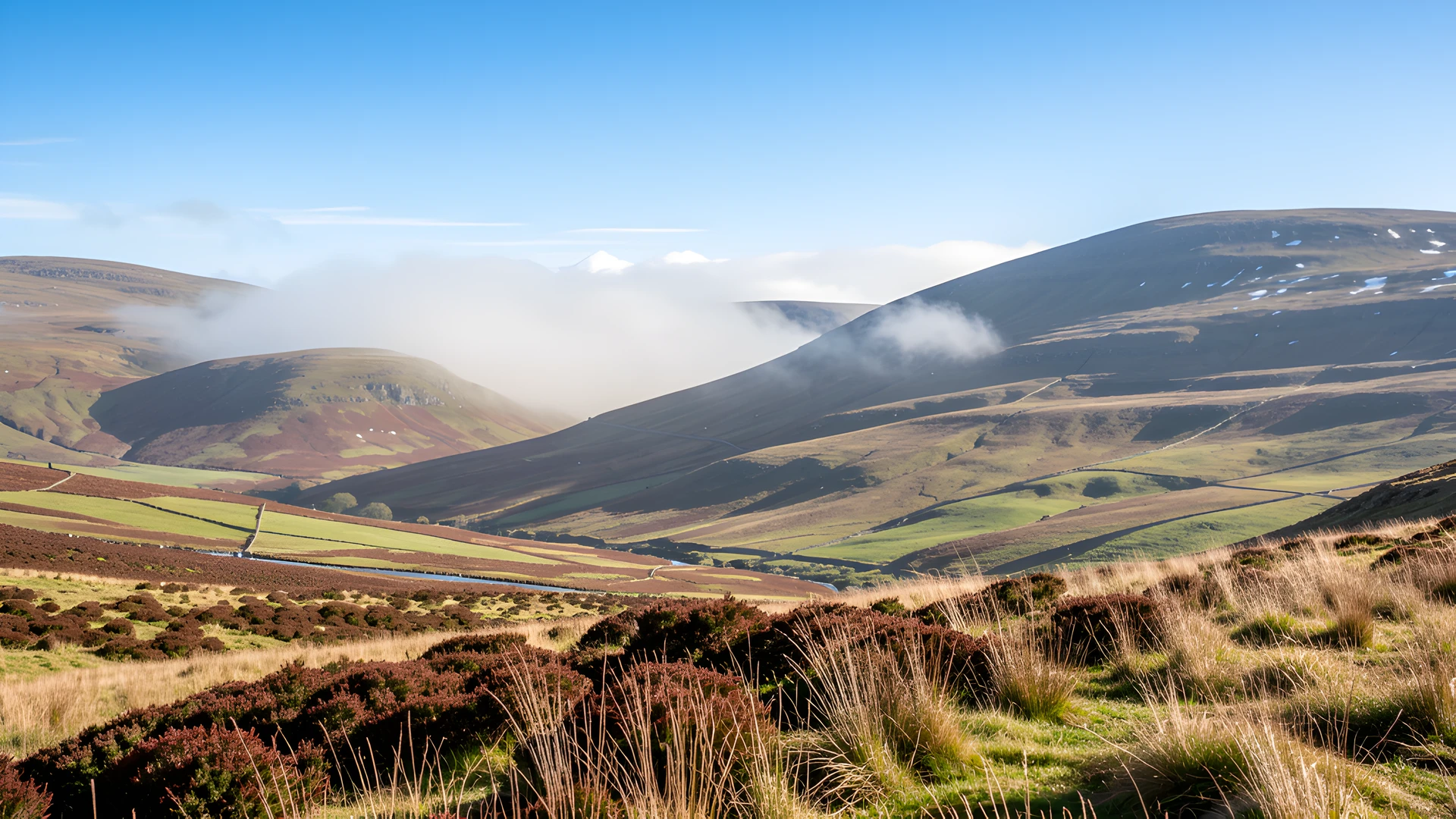 Misty Scottish Highlands
