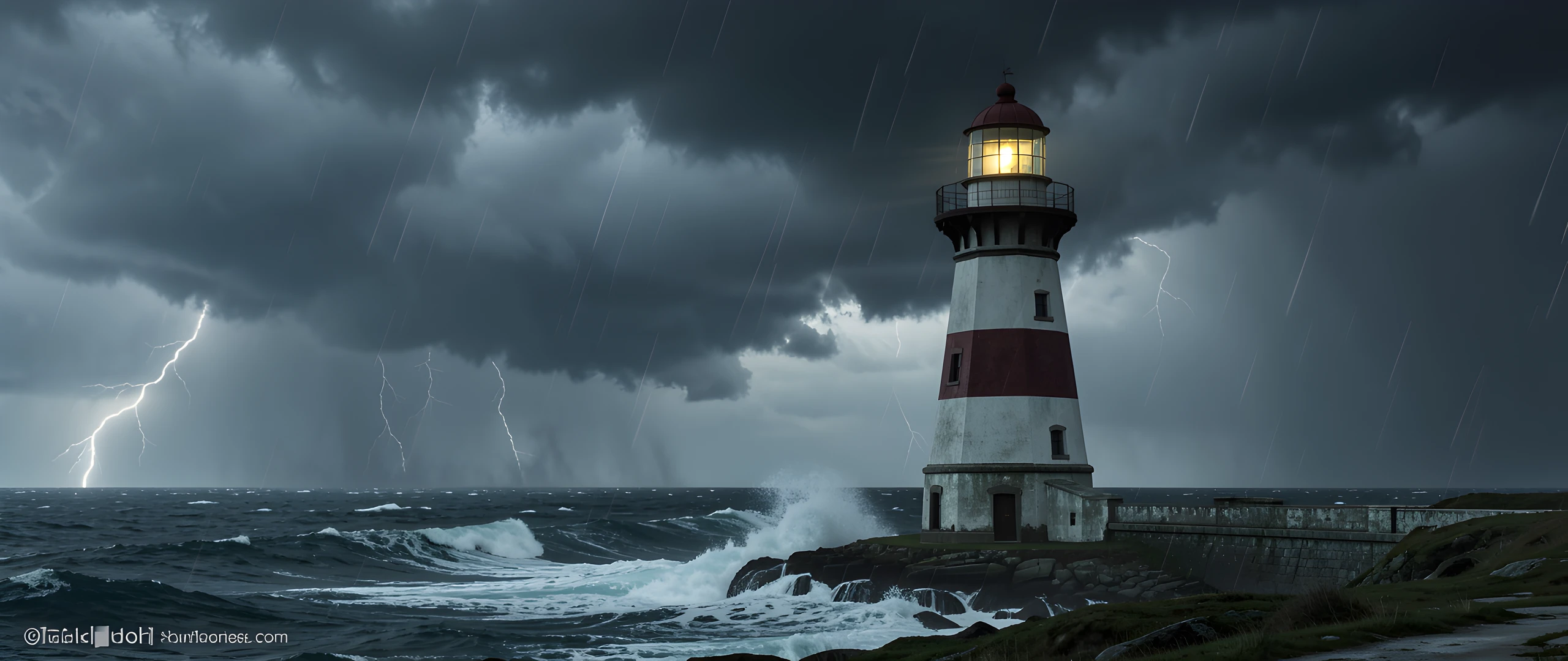 Rocky Coast Storm